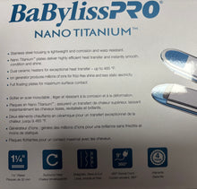 Load image into Gallery viewer, BABYLISS PRO NANO TITANIUM OPTIMA3000