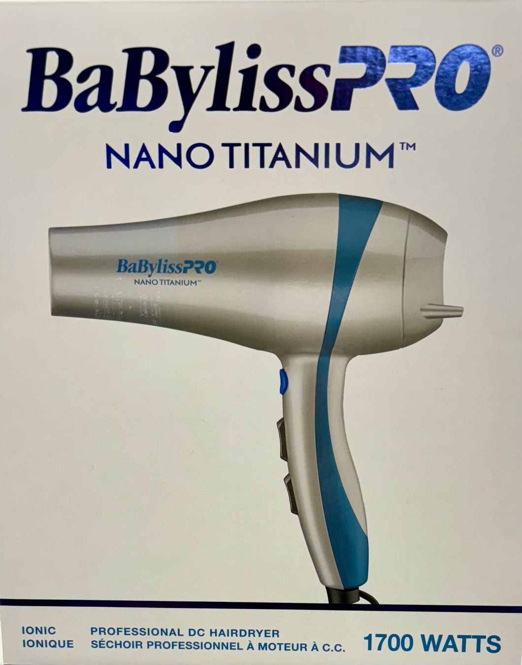 BABYLISS PRO NANO TITANIUM HAIRDRYER