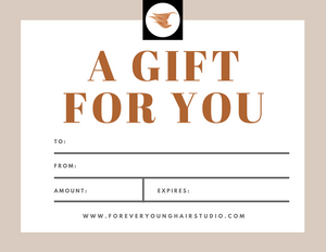 Forever Young Hair Studio Gift Certificate